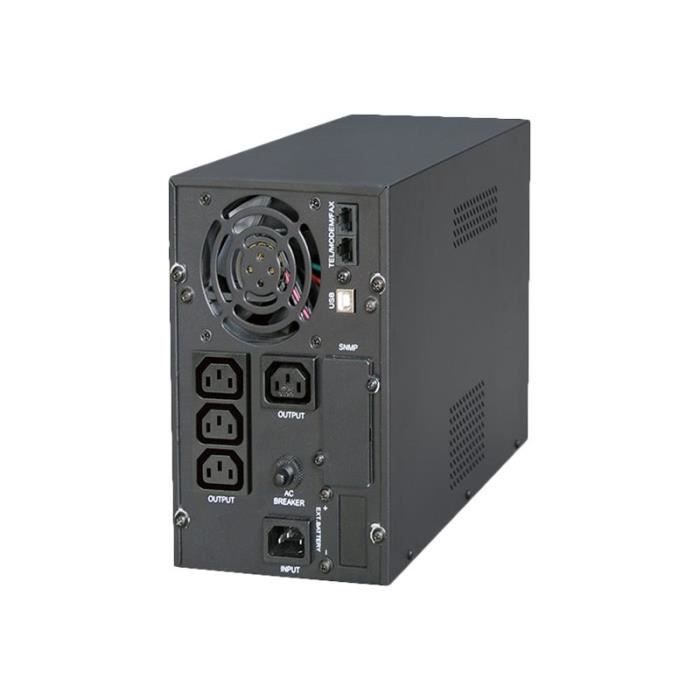 UPS - Gembird - EG-UPS-PS2000-01 - 2000 VA - 1600 Watt - 4 USB-kontakter - svart