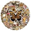 50/100PCS Leopard Print Girl Art Aesthetics Waterproof Graffiti Phone Laptop Luggage Guitar Notebook Stickers Kids Toys