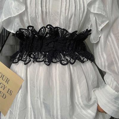Damen Sommer Mode Retro Spitze Taillengürtel Dekorativ Vielseitiges Kleid High-End Qualitätsgefühl Gürtel