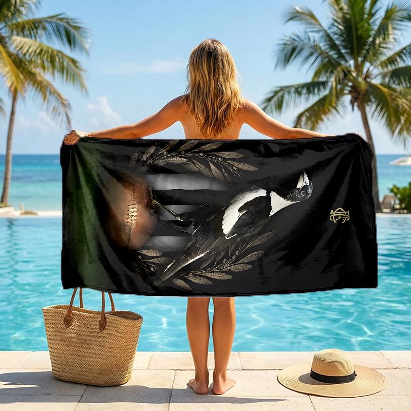 Collingwood madingas paplūdimio rankšluostis: Idealiai tinka vasaros nuotykiams Minkštas, sugeriantis ir greitai džiūstantis, tinkamas plaukioti ir maudytis