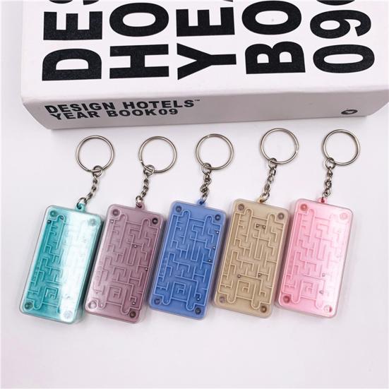 Electronic Calculator with Design ABS Easy Keyring Labyrinth Carry Digital Display Small Calculator