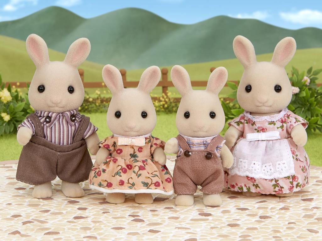 Sylvanian Families Dolls Rabbit ST Mark Ages 3 and Toy Sylvanian Epoch [Milk Family] FS-09 Certified, Up, Dollhouse, Families,