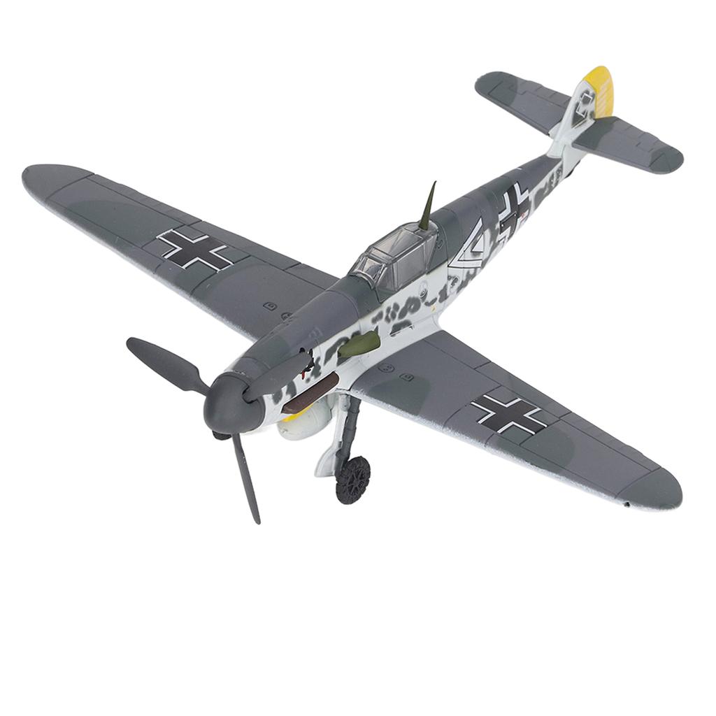 1:72 Scale BF109 Fighter Planes Model High Stimulation Alloy Airplane Collection Model
