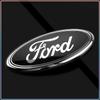 Auto Auto Heckklappe Emblem Aufkleber 11,5x4,5cm Passend für Ford Ranger Escape Mondeo Fusion Fiesta Kuga Edge Focus Mustang Emblem Logo Zubehör
