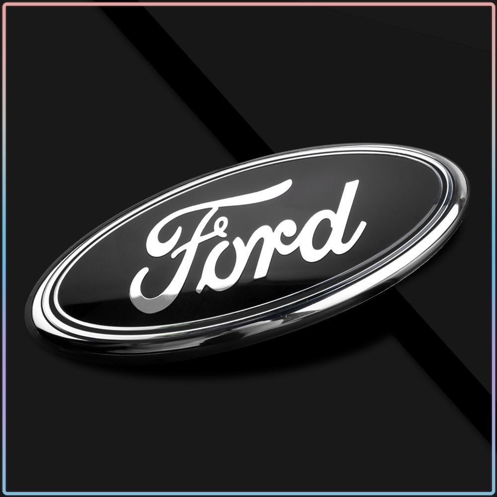 Auto Auto Heckklappe Emblem Aufkleber 11,5x4,5cm Passend für Ford Ranger Escape Mondeo Fusion Fiesta Kuga Edge Focus Mustang Emblem Logo Zubehör