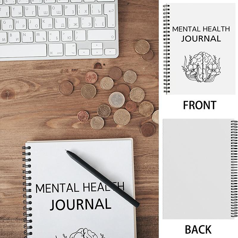Mental Health Journal, Mental Health Planer, Wellness Arbeitsbuch, Therapie Arbeitsblatt, Angstbewältigung, Self Care Tracker