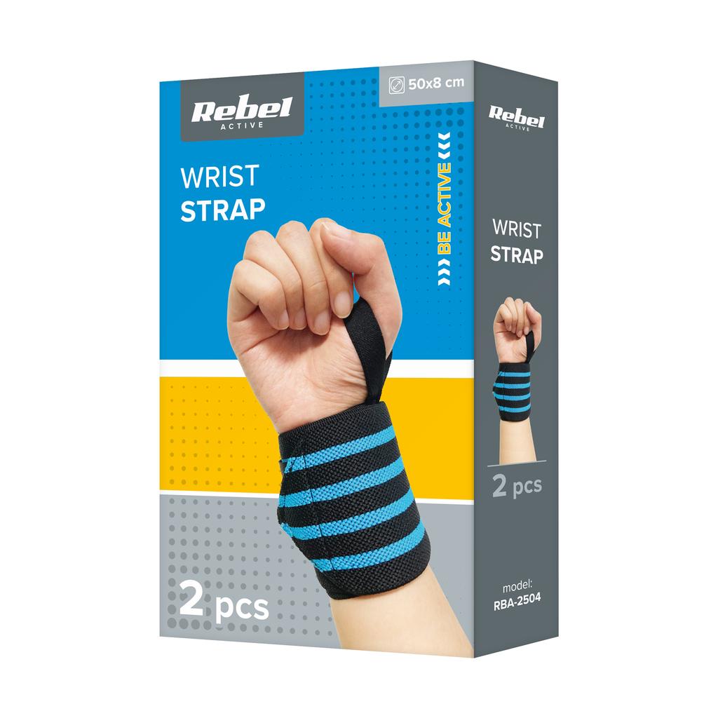 Wrist Stabilizer Wraps Bands Stiffener Training 2 Pcs Rebel Active