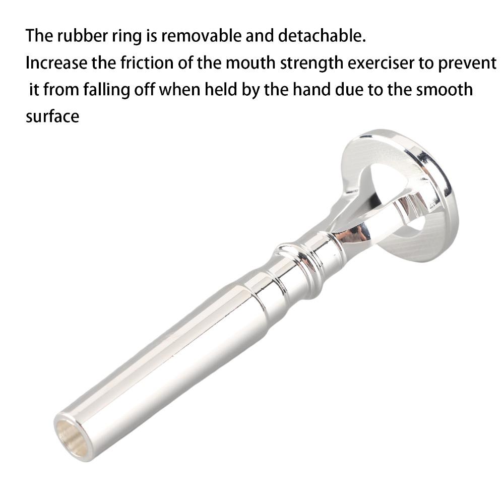 Silver Mouthpiece Trainer Brass Trumpet Mouthpieces Premium Brass Accessories For Brass Players