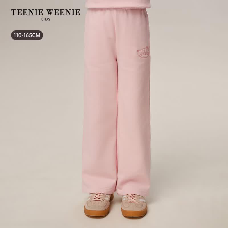 Teenie Weenie Kids' Girls' Loose Straight Cotton Sweatpants