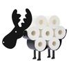 Rustic Paper Rolls Holder Iron Tissue Paper Stand Farmhouse Handcraft Ornament