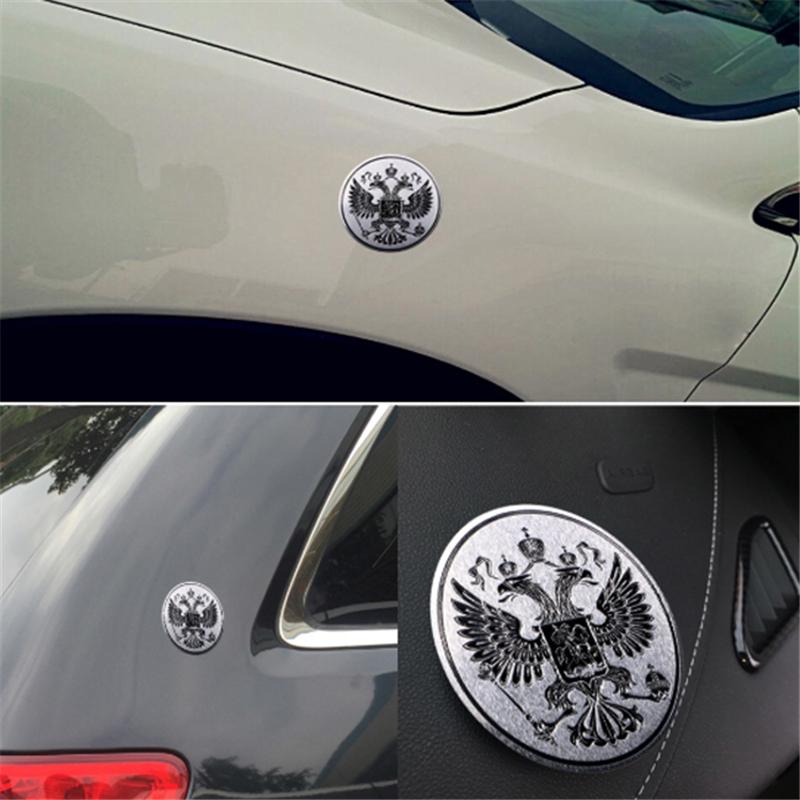 Buy 3D Car Sticker Metal Sticker Russian Auto Decals Car Styling For ...
