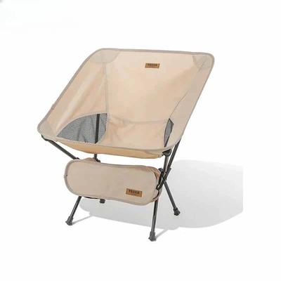 Outdoor Folding Chair Oxford Cloth Camping Moon Chair Ultralight Portable Hiking Picnic Seat Beach Accessories