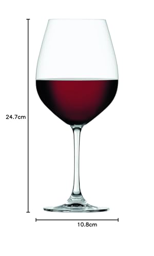Spiegelau Salute Burgundy Red Wine Glasses, 810ml, 4720170, Pack of 4