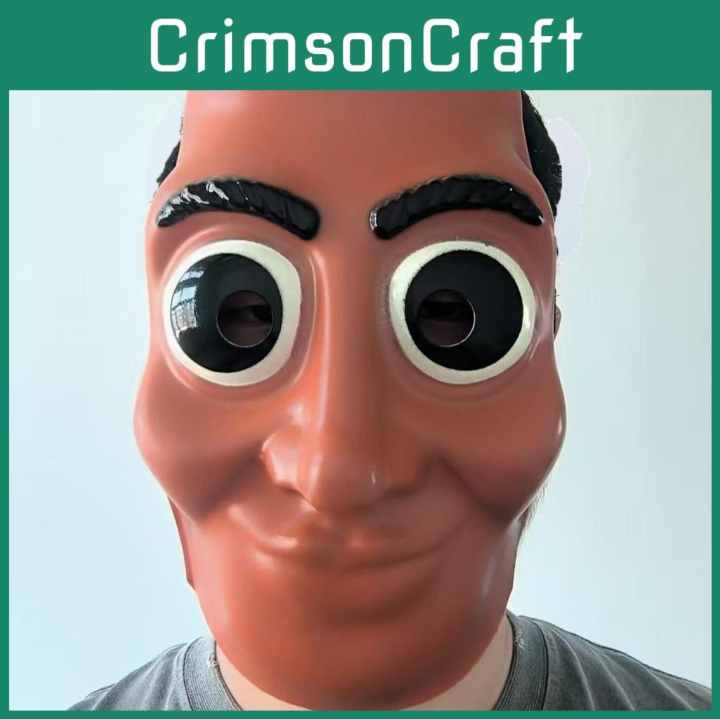 Tungtungtungsahur Style Cartoon Plastic Mask Costume Accessories Halloween Prop