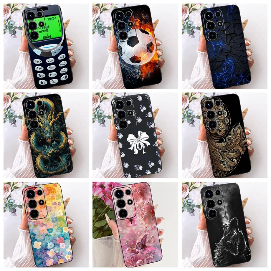 Flower Cartoon Fashion Design Phone Case For Itel Super 26 Ultra S26 Ultra S688LN Funda Soft Silicone Shockproof Back Cover