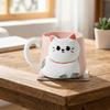Cartoon Ceramic Mug 3D Embossed Milk Mug Creative Coffee Cup  Kitchen Use