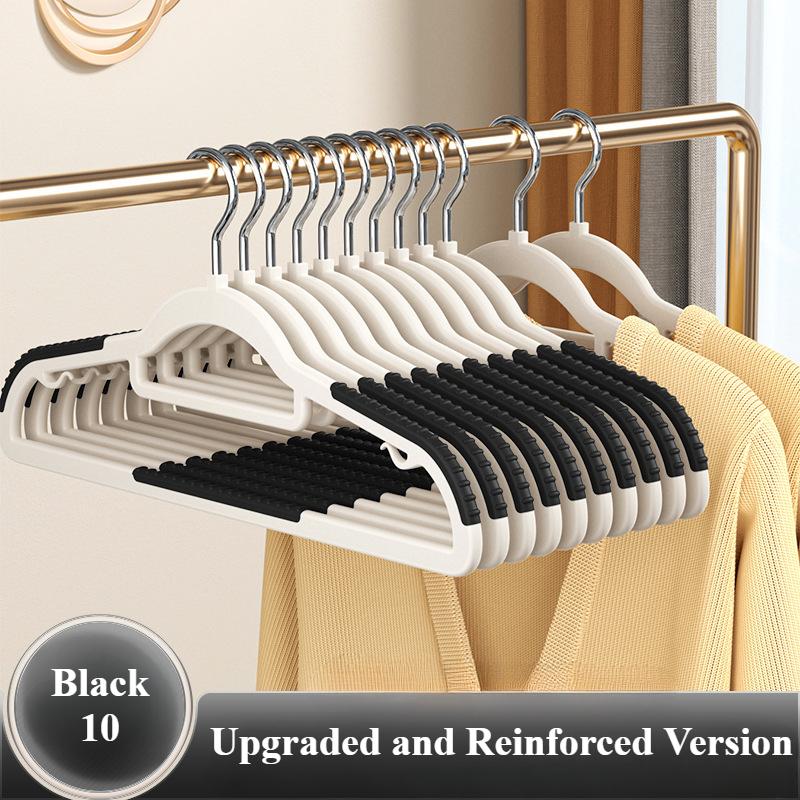 Clothes Hanger Household Anti Slip Clothes Hanger Shoulder Angle Drying Rack Space-saving Wardrobe Wrinkle Free Organizer Rack