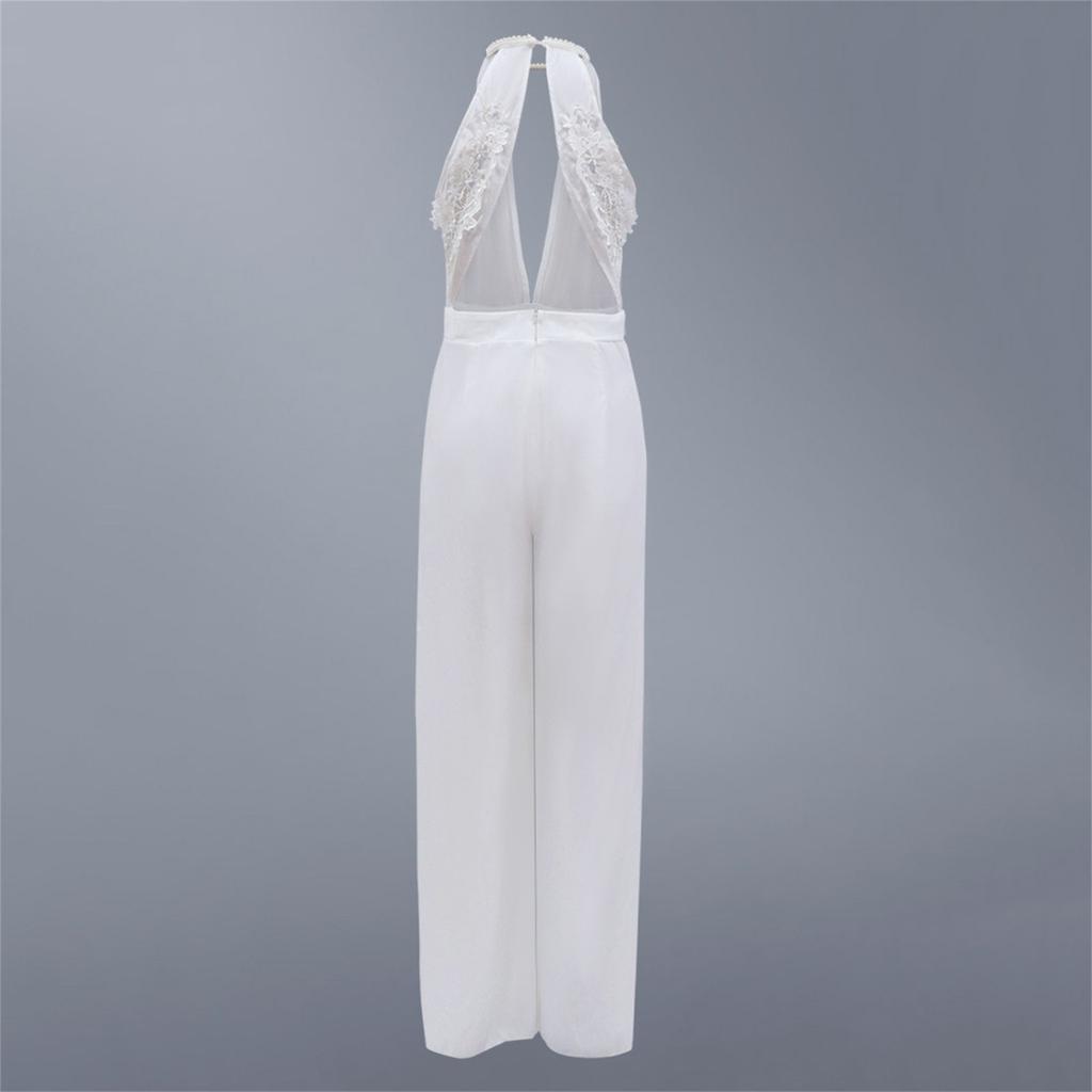 Women New Winter Temperament Retro Conjoined Fashion Jumpsuits Dance Party