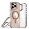 Case for iPhone 16 Pro Max Magsafe Wireless Charging Case for iPhone 16 Plus Magnetic Metal Lens Frame Buttons Transparent Cover