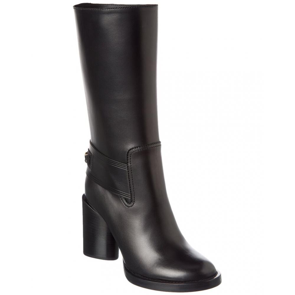 

Salvatore Ferragamo Ferragamo Alan 85 Leather Boot Black US 6.5