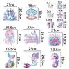 Mermaid Birthday Theme Decorations Hanging Pendant For Kids Celebration Party