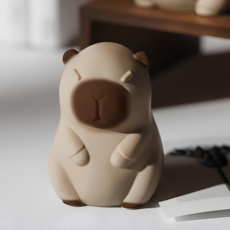 Silicone Animal Molds 3D Capybara Ice Mold Flexible Reusable Non-Stick Lovely Mould For Mousse Cake Chocolate Ice Cubes