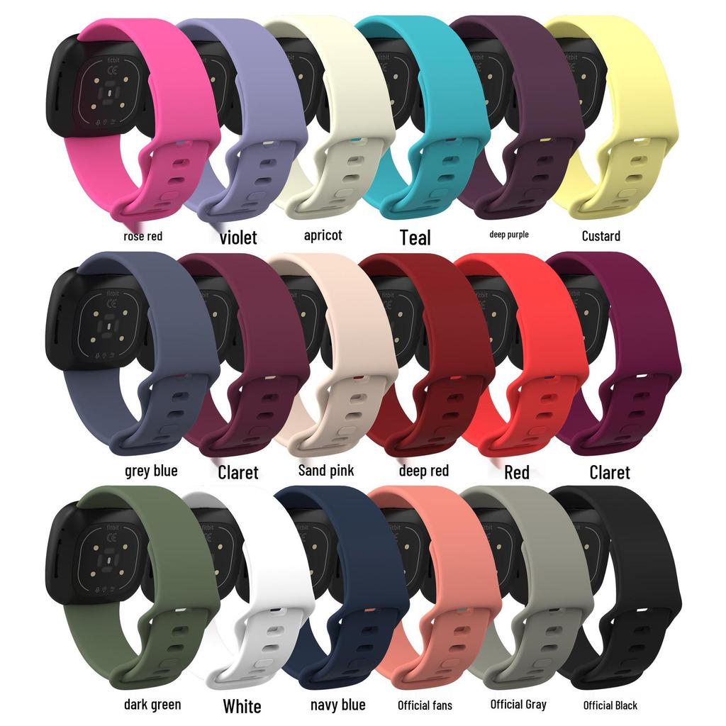 Wasserdichtes Silikon-Sportarmband für Fitbit Versa 4, Sense 2 & Versa 3 - Hohe Qualität