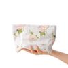 Tragbare Kosmetiktasche Stoff Baumwolle Floral Kosmetiktasche Stoff Clutch Raffinierte Kosmetik Aufbewahrungstasche Für Reisetasche Organizer