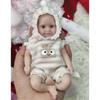Bambola Reborn in silicone solido da 6 pollici con corpo intero per ragazza e ragazzo Mini bambola di simulazione palmo da 15 cm Maddie Dress Up Playmate Toy Doll Regalo di compleanno per bambini