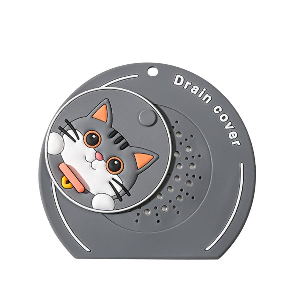 New Insect-proof Floor Drain Cover Reusable Drain Stopper Sewer Pipe Cover Anti-Odor Kitchen Sink Seal Mat Bathroom Accessories