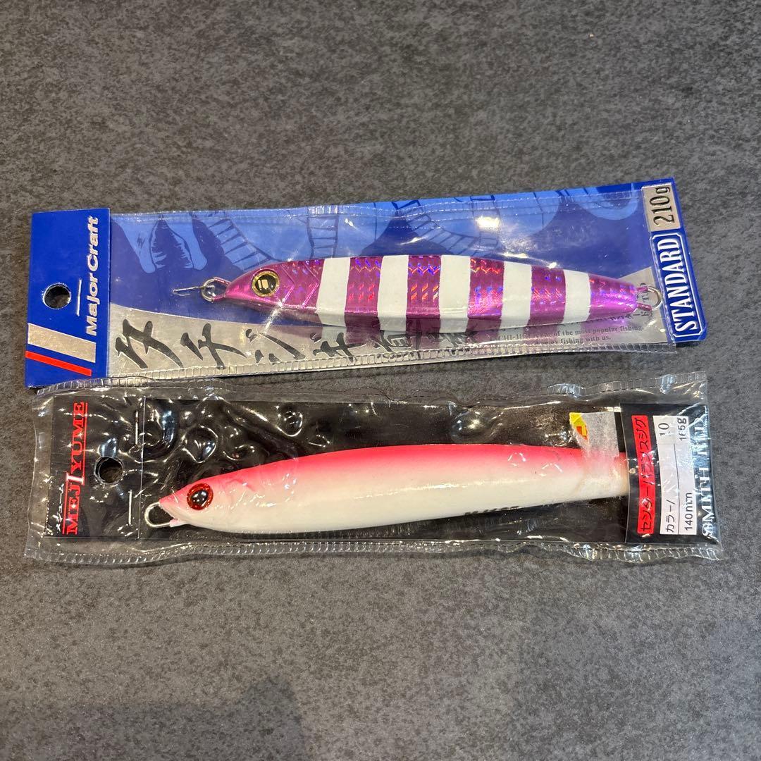 Used Hairtail Jigging 210g Medium 165g Hard Lure Metal Jig