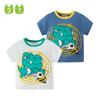 Boys' Short-Sleeved T-Shirt, Baby Boy's Summer Dinosaur Clothes, Little Bee Top, Kidsren's Half-Sleeved Pure Cotton Cartoon Kidsren's Clothing