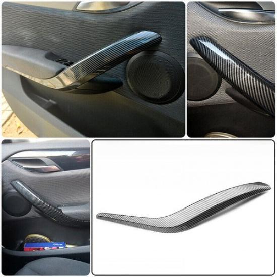

Carbon Fiber Left & Right Inner Door Handle Pull Panel Trim For BMW X1 E84 2010+
