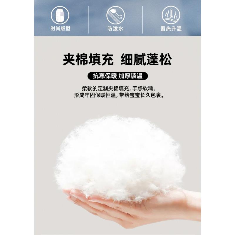 New Dog Clothes for Autumn and Winter Pet Windproof Stand-up Collar Dog Cotton Coat Reflective Thickened Warm Pet Clothing