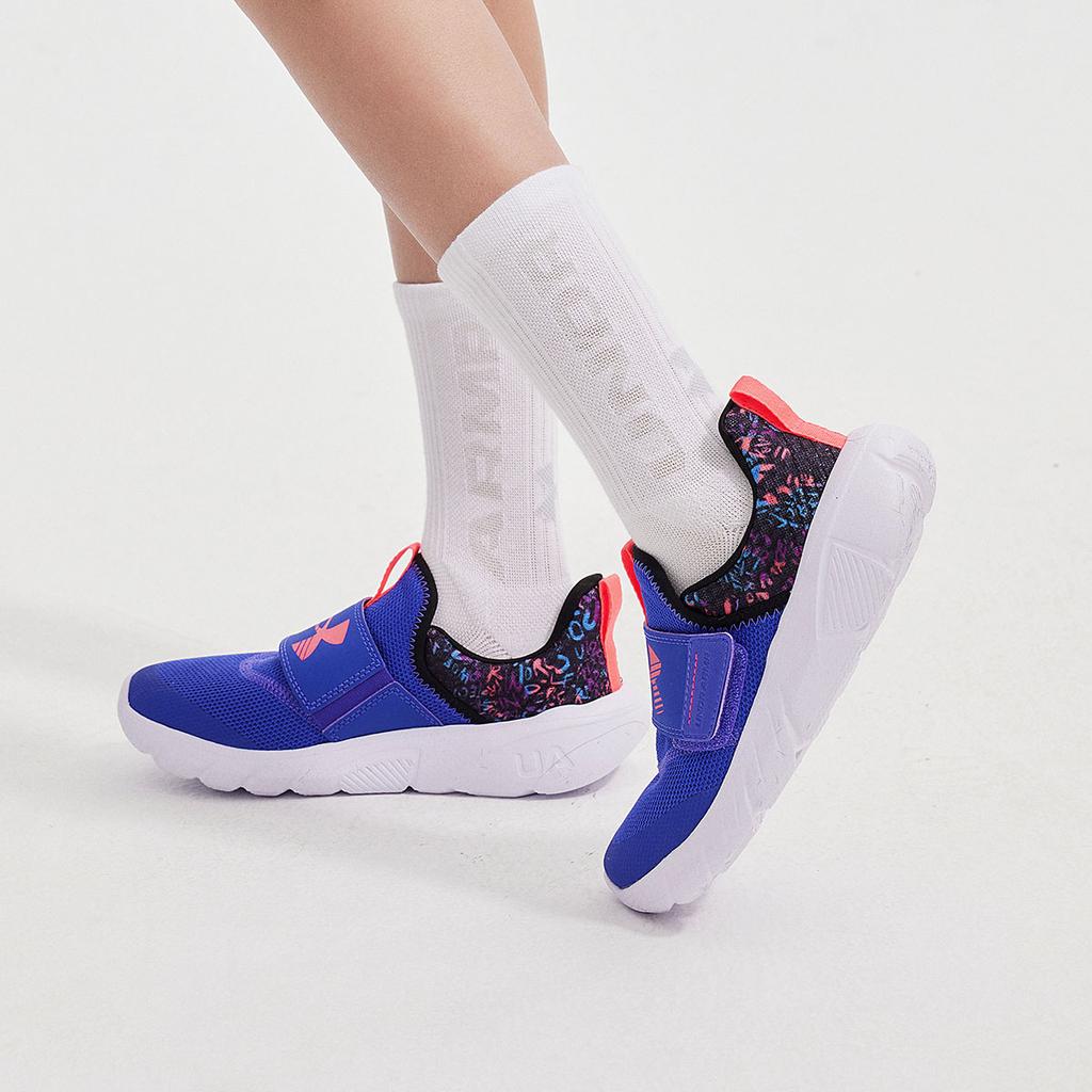 Under Armour Slip Resistant Breathable Sweat Absorbing Warm Rebound Kids Running Shoes Kids Sneakers 3026779