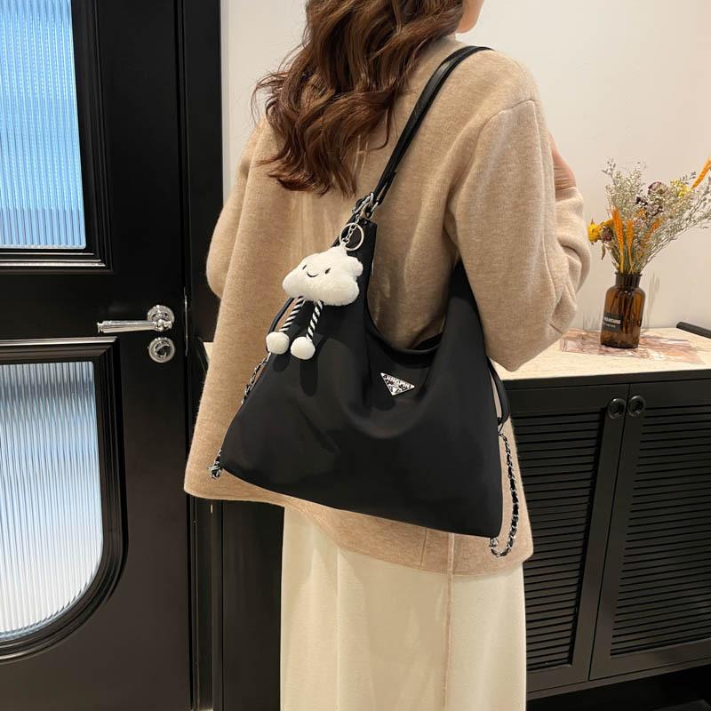 Tote bag women's 2025 new large-capacity commuter backpack multi-purpose casual shoulder bag outdoor sports bag