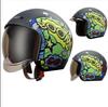 HNJ Harley Retro Electric Car Helmet Battery Men's Women's Half