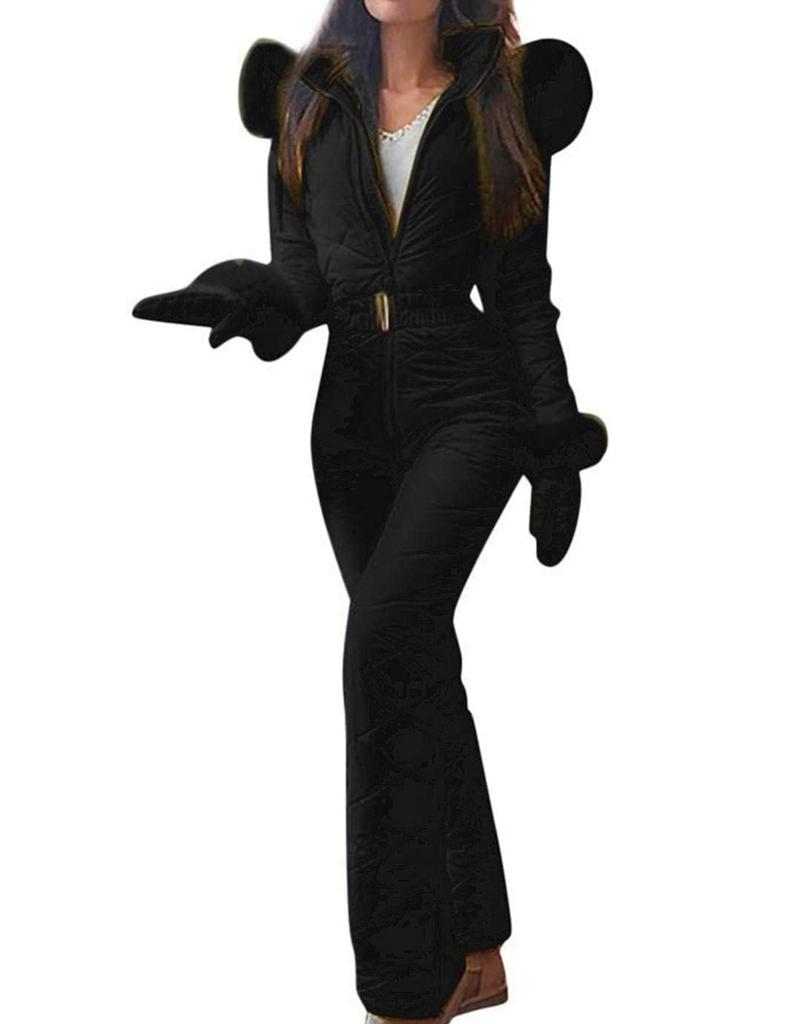 Winter Outdoor Sports Jumpsuit Slim Fit Waterproof Snowboard Suit Insulated for Women