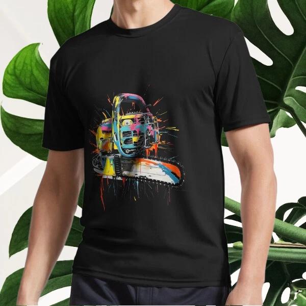 New Chainsaw Active T-Shirt Logo T-Shirt Funny Size S to 5XL XS