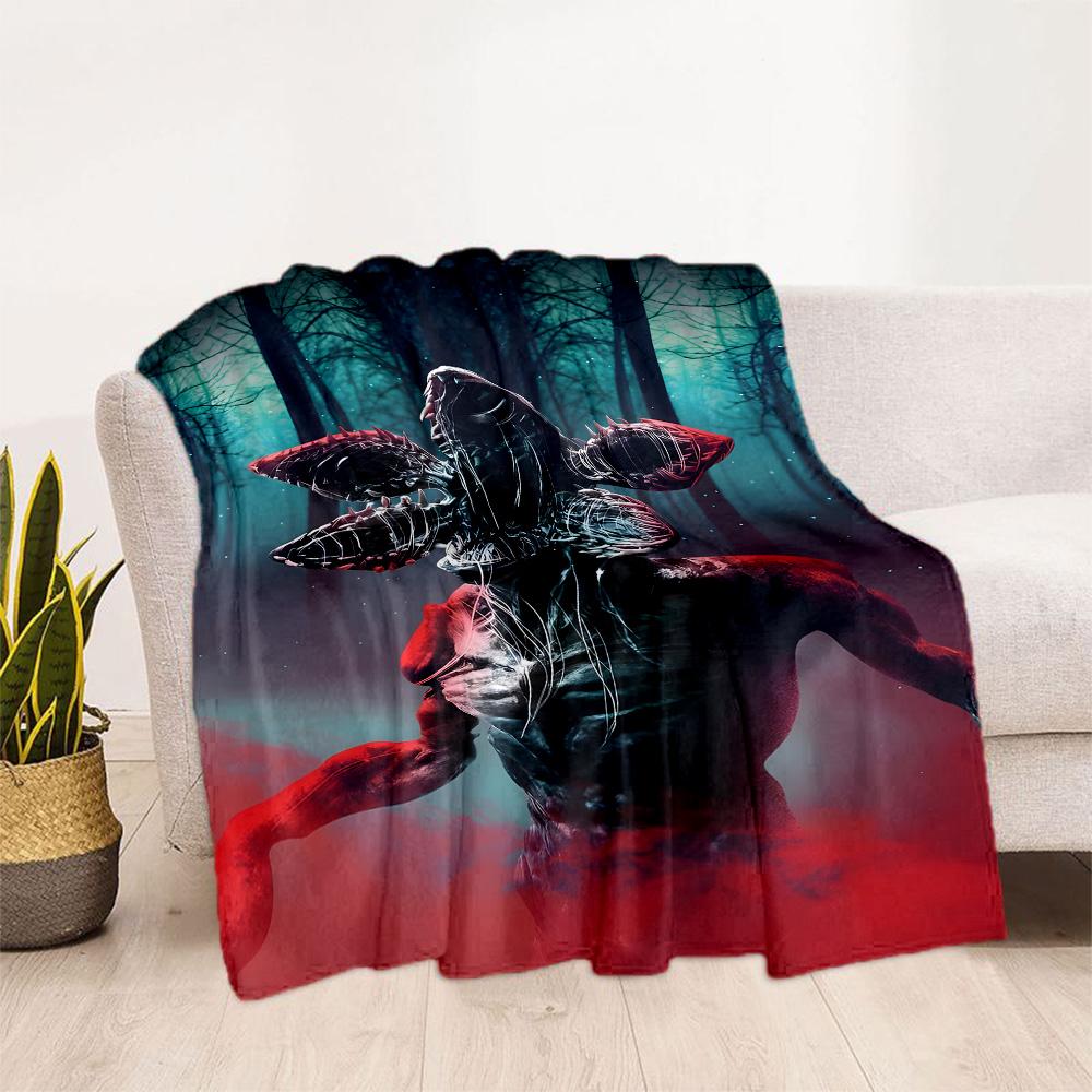 Stranger Things  Blanket Suitable for sofas,travel, living rooms also a good gift for friends and family Suitable for all seasons.