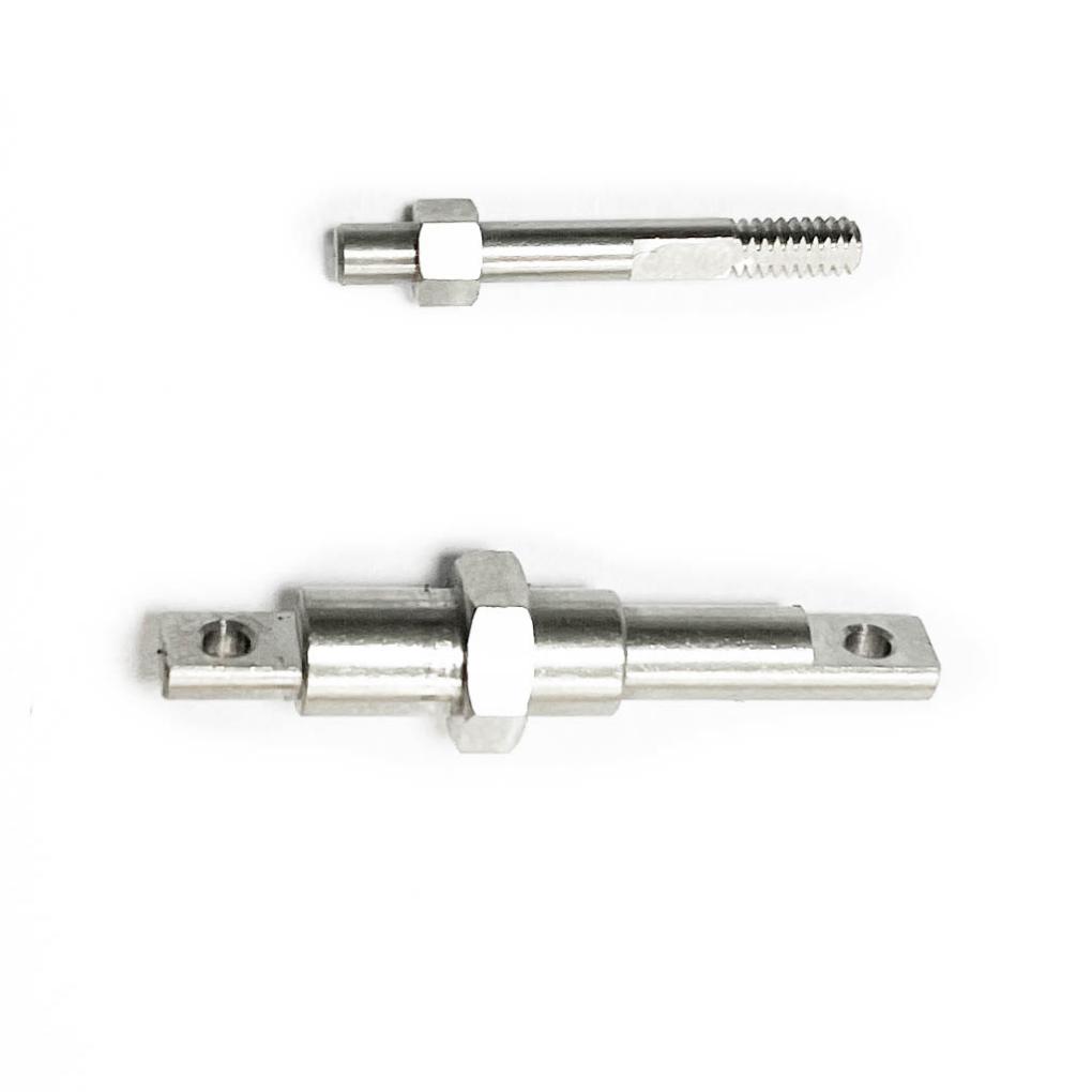 

2pcs 1/24 Stainless Steel Wheel Axle For SCX24 Crawler Reinforced RC Car Accessories Replacement Parts RC Upgrade Part