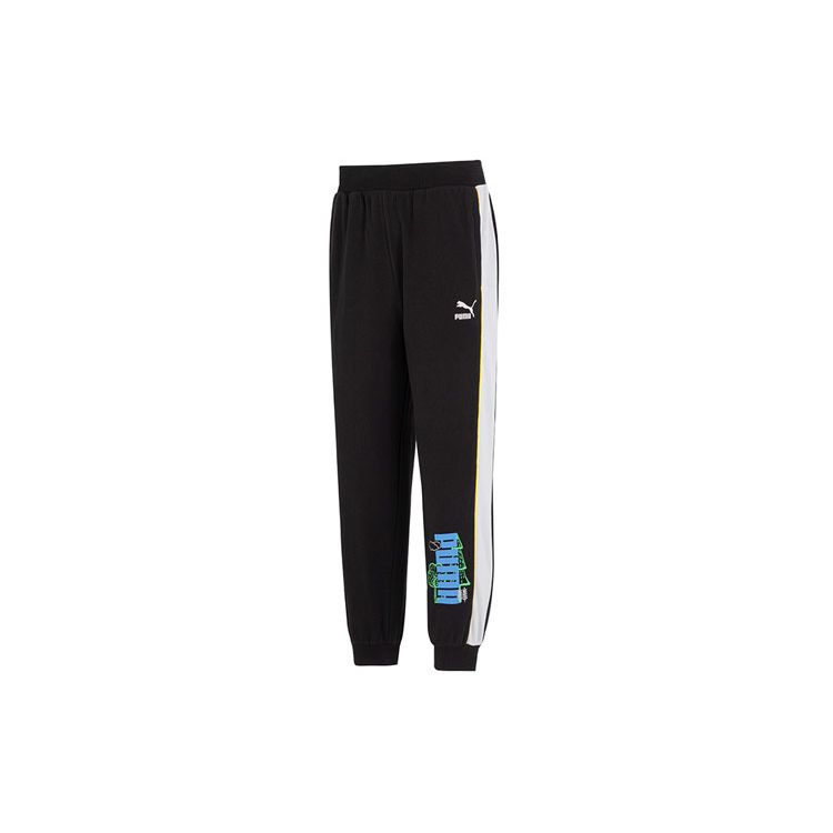 

PUMA Men s Ff Knit Pants Black Blue White 538781-01 S