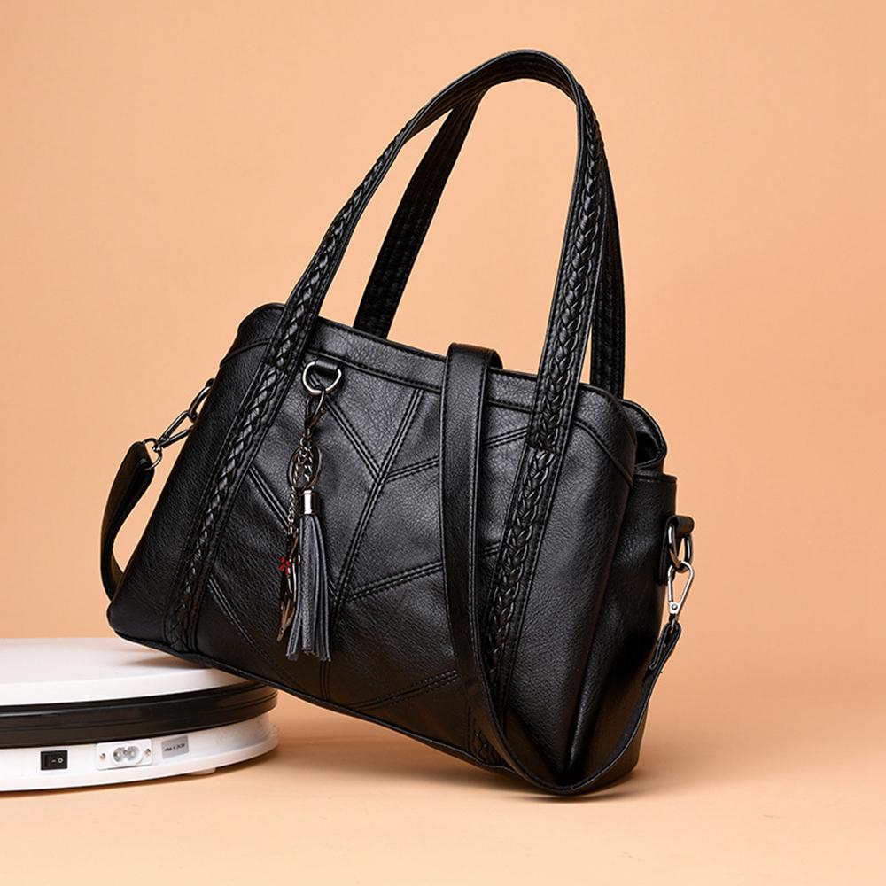 Women Vintage Leather Crossbody Bag