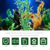 10Pcs Small Compact Artificial Aquatic Plants Plastic Fish Tank Ornaments for Aquarium Decoration Fresh Salt Water Compatible