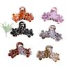Colorful Plumeria Flower Hair Claw Clip - High-End Fashionable Hairpin for Women
