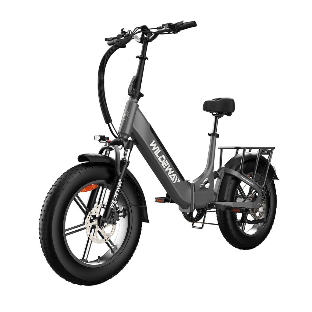 WILDEWAY Torpedo All-Terrain Elektrofahrrad 500W Motor 48V15Ah Akku Stadt-Offroad-Elektrofahrrad 20-Zoll-Reifen