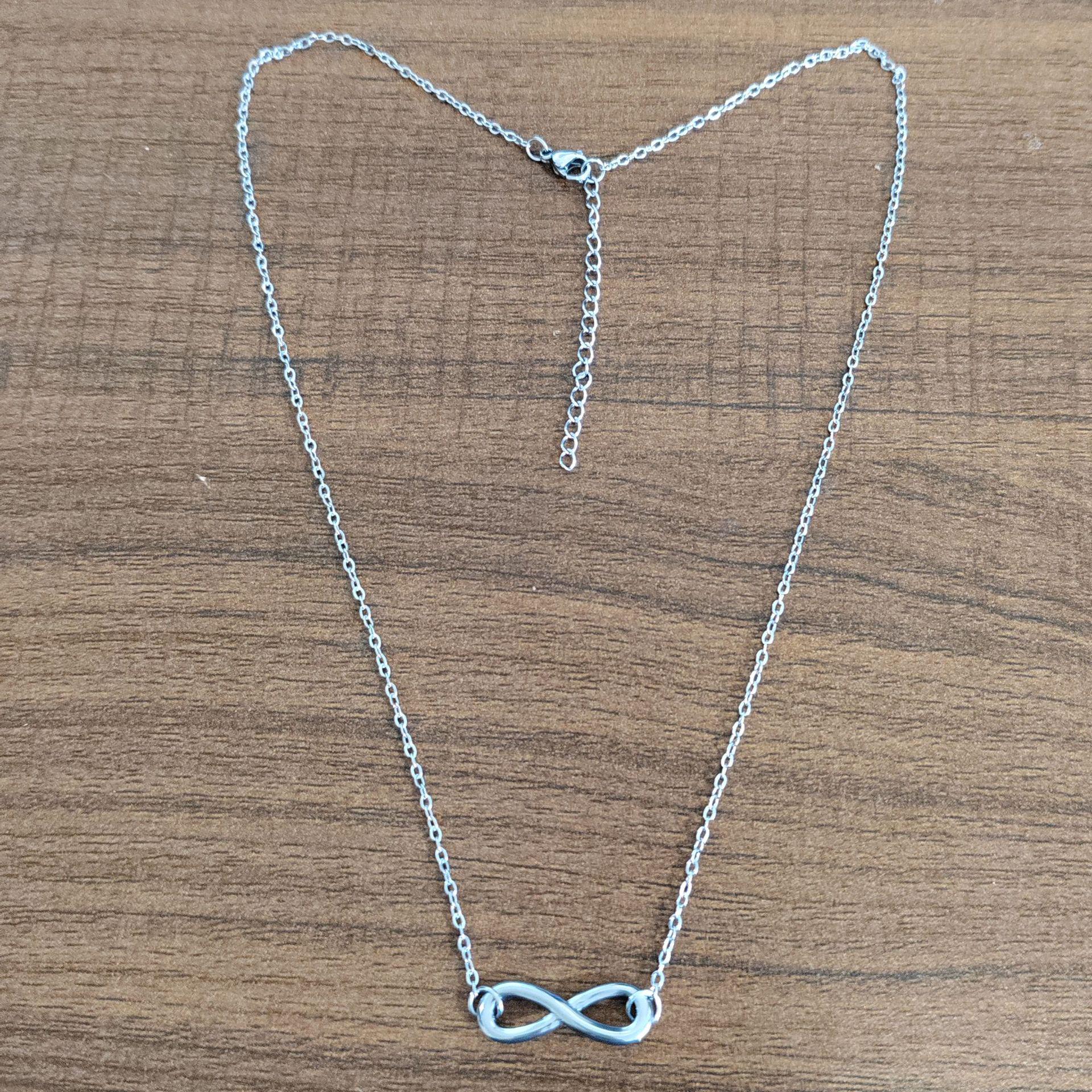 18K Gold-Plated Stainless Steel Infinity Necklace