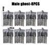 Halloween Hanging Ghost Skeletons Outdoor Decor Glow in the Dark Haunted House Props Scary Party Yard Decoration Supplies