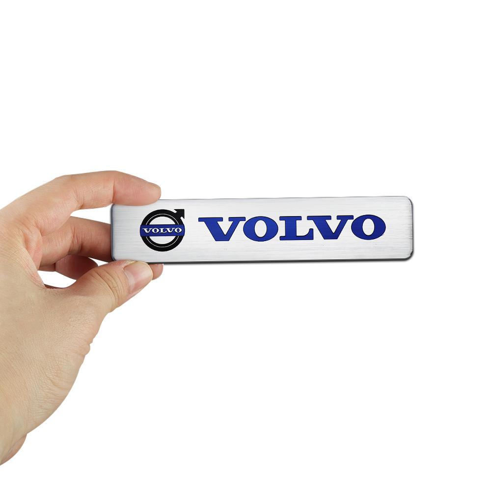 Car Aluminum Body Stickers Trunk Badge Exterior Decoration Sticker For Volvo R Design T6 AWD C30 C40 C50 C70 S40 S60 S70 S80 S90