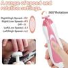 Baby Nail Trimmer 6 In 1 High   Quick Trimming LED Light Fine Grinding Baby Nail Clippers for Baby Adult